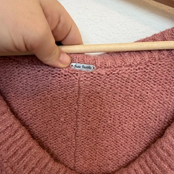 Free People oversized sweater, pink size medium/large - Picture 3 of 4